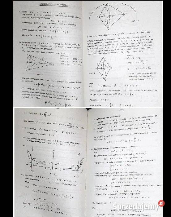 Matematyka Zestawy tematów egzam na wyższe Chełm