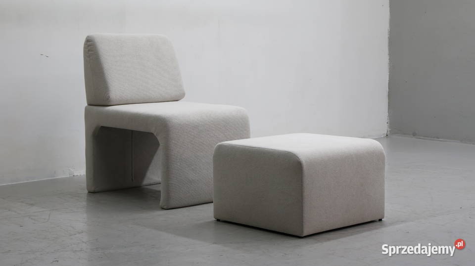 SUF WYGODNY FOTEL pufa OKAZJA salon SZARY wielkopolskie Poznań
