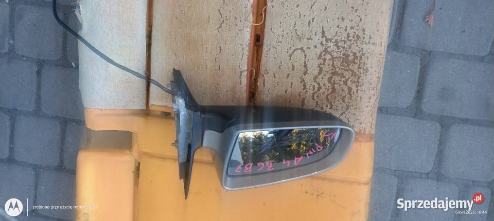 Lusterko lewe strona kierowcy A4 B6 B7 kod Rok produkcji 2004 Lubin