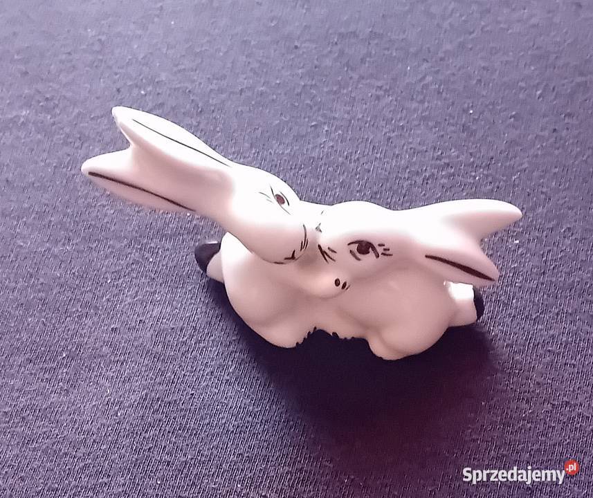 Figurka Chodzież Zakochane zajaczki Koźminek sprzedam