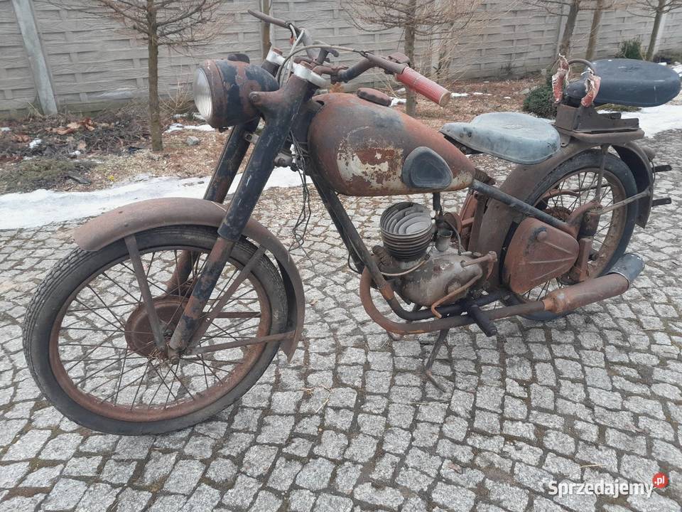 Full oryginał Csepel 125 T 1952 12000km Tychów Nowy