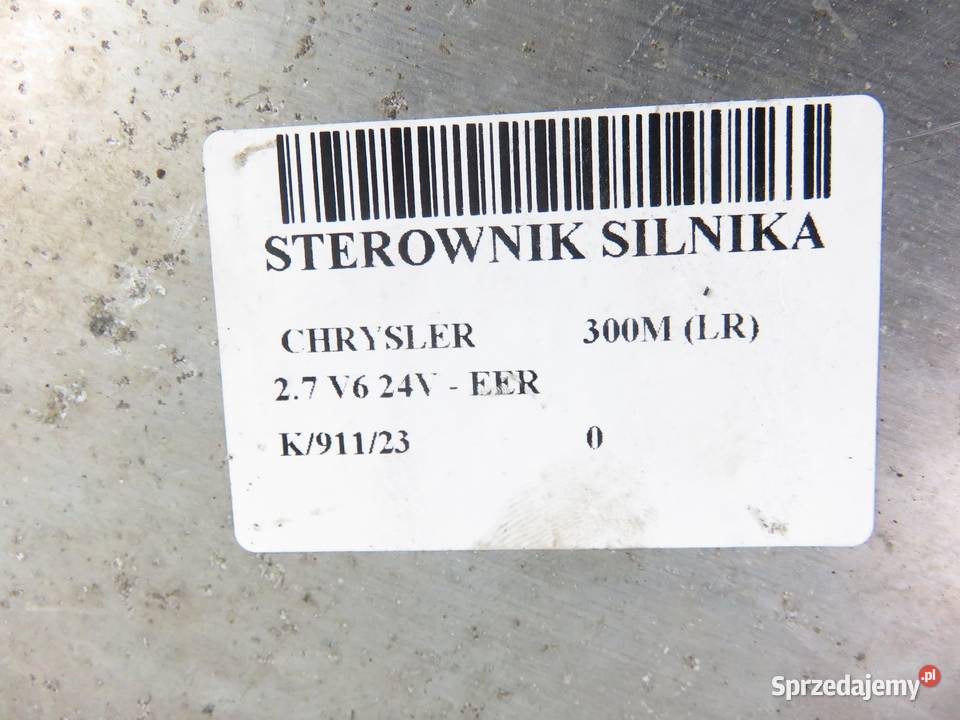 STEROWNIK CHRYSLER 300M 27 04606675AE Komputery