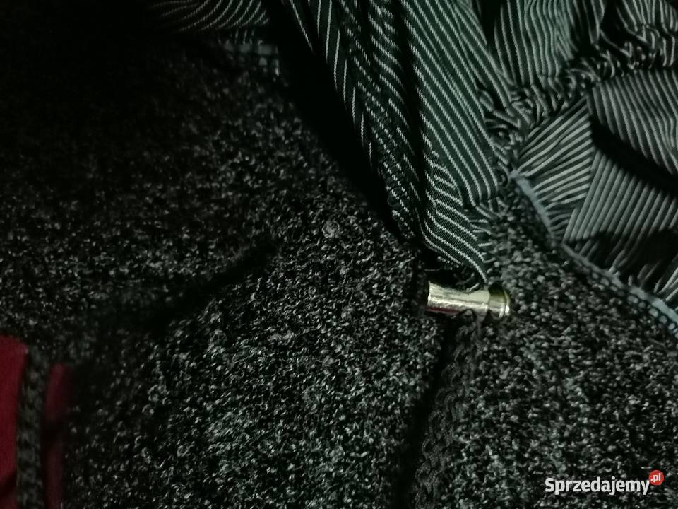 BYOUNG unikatowy sweter dłuższy asymetryczny szary/srebrny wielkopolskie Leszno