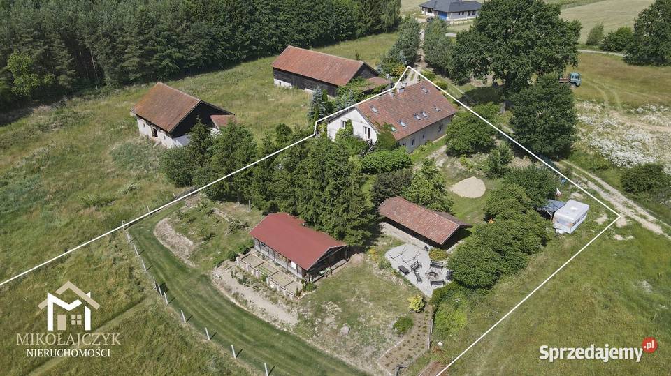 Dom Agroturystyka z linią brzegową i pomostem 6278m2