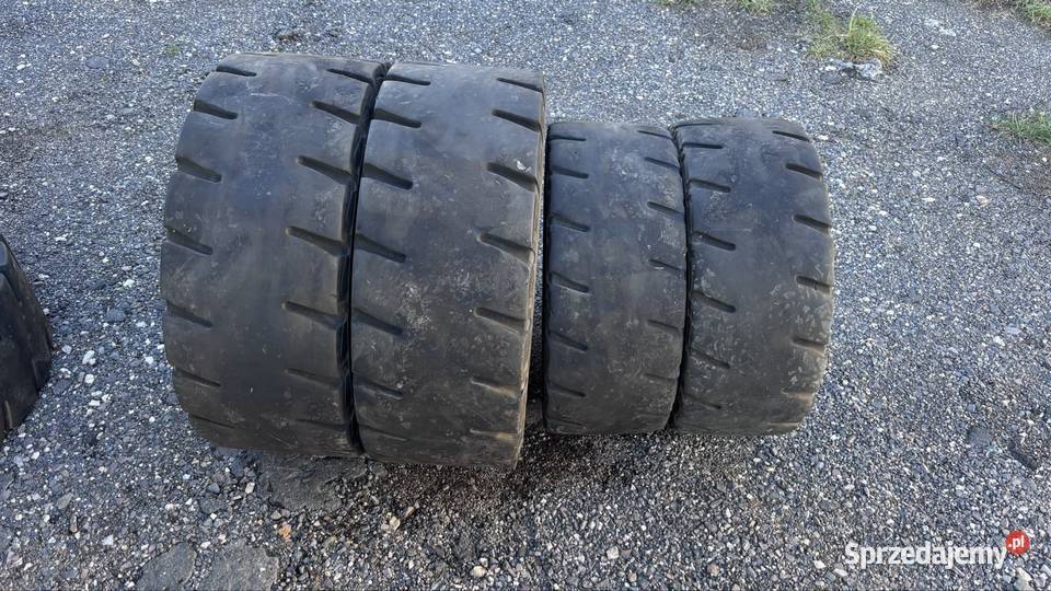 Opony pełne Linde H30 H35 27x1012 23x910 zestaw Koziegłowy