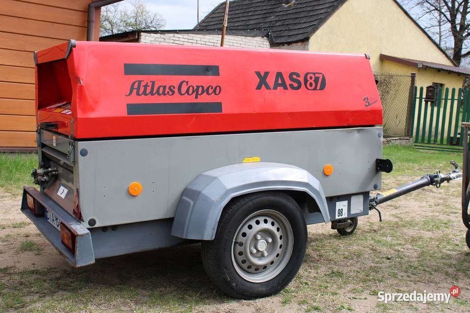 Kompresor śrubowy Sprężarka 5m3 Atlas Copco XAS Białystok