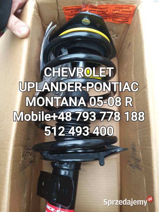 AMORTYZATORY CHEVROLET UPLANDERPONTIAC MONTANA Rok produkcji 2005 Kawnice