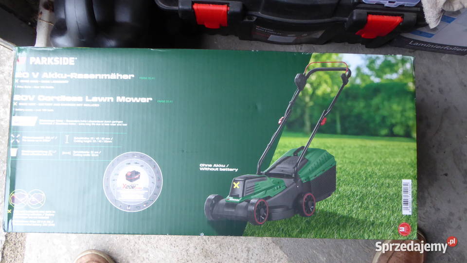 Nieużywana akumulatorowa kosiarka PARKSIDE PARM Olsztyn
