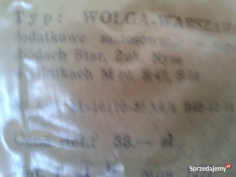 Wolga warszawa star zuk nysa wklad filtra oleju Kęty
