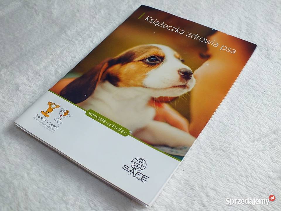 Książeczka Zdrowia Psa SAFEANIMAL Nowa Lubsko sprzedam