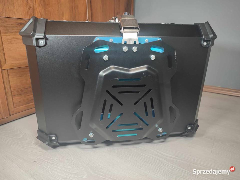 ALUMINIOWY kufer motocyklowy CZARNY 65L Żyrardów