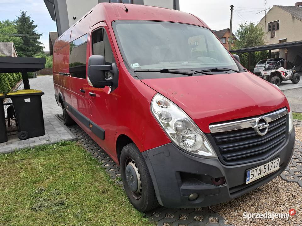 Opel Movano 23 163 Diesel Maxi Brygadówka 7Osób Rok produkcji 2016 śląskie Kłobuck