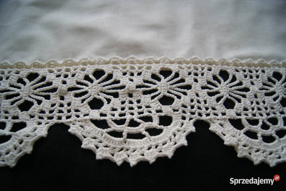 Zazdrostka shabby chic koronka szydełkowa ecru Dobroszyce sprzedam