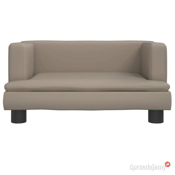 Sofa dzieci cappuccino 60x40x30 sztuczna skóra