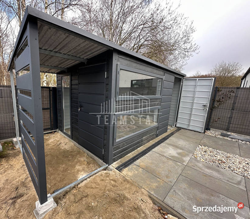SCHOWEK DOMEK OGRODOWY 4x25 m wiata 12 x 25 m Niepołomice