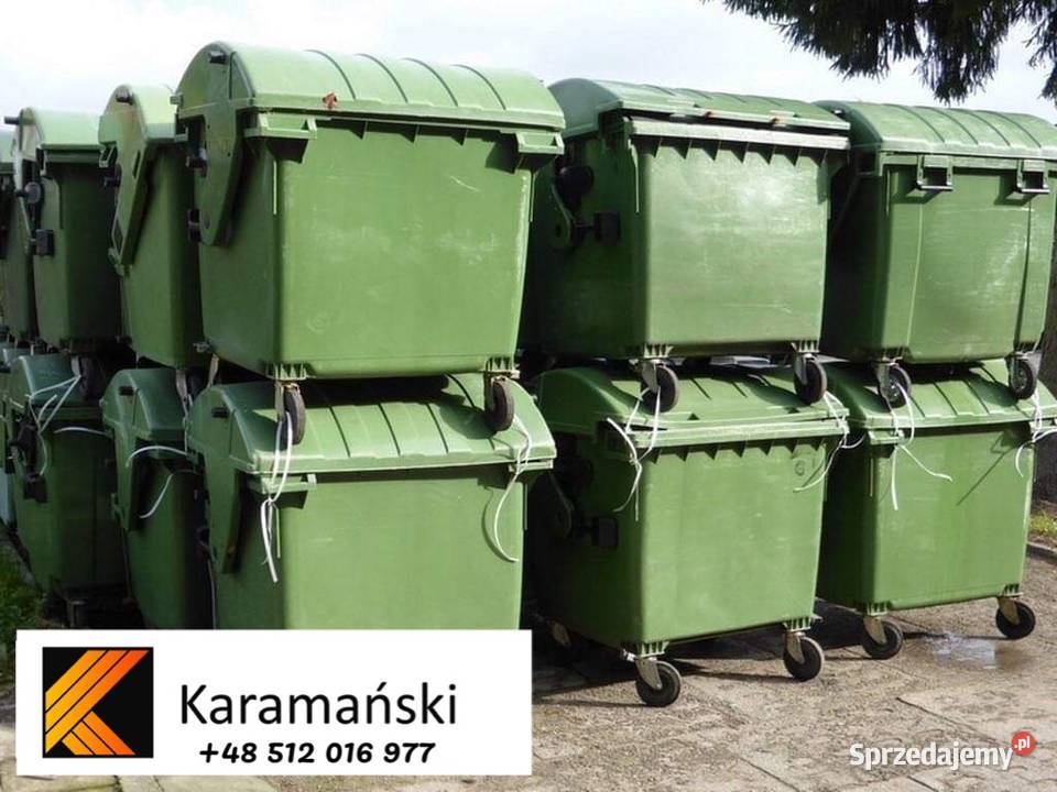używane pojemniki na odpady 120 L 140 L 240 L małopolskie Kraków