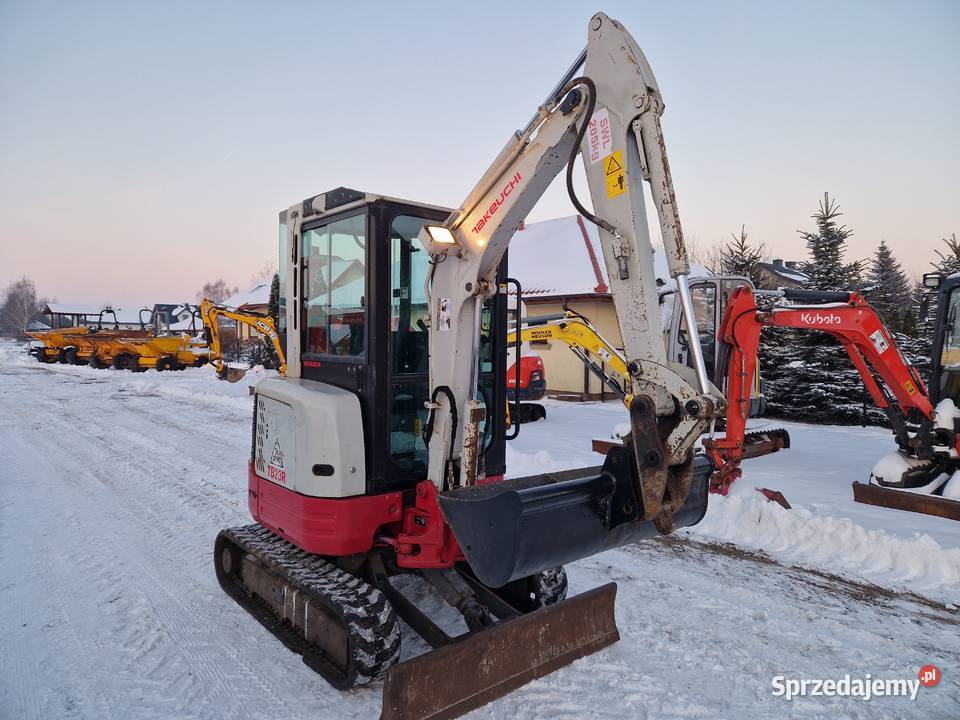 Minikoparka Takeuchi TB 23R 2018r 27tony nie Ryżki sprzedam