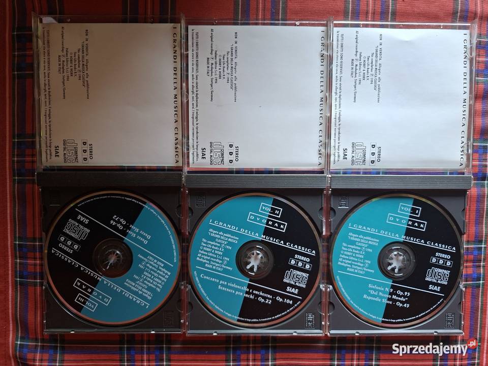 I Grandi Della Musica Classica Dvorak 3CD Kraków