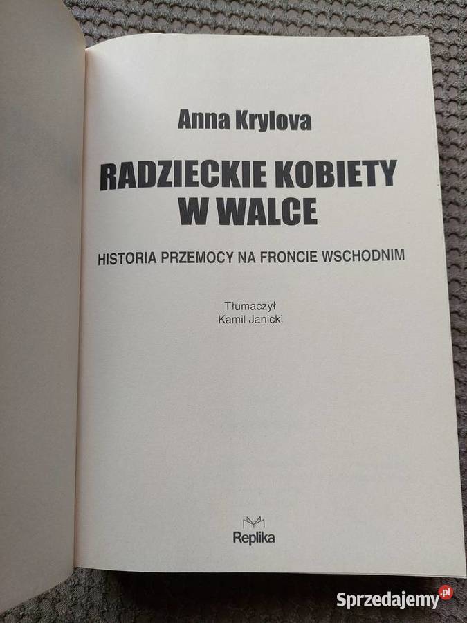 Radzieckie kobiety w walce Historia przemocy na miękka Kraków sprzedam