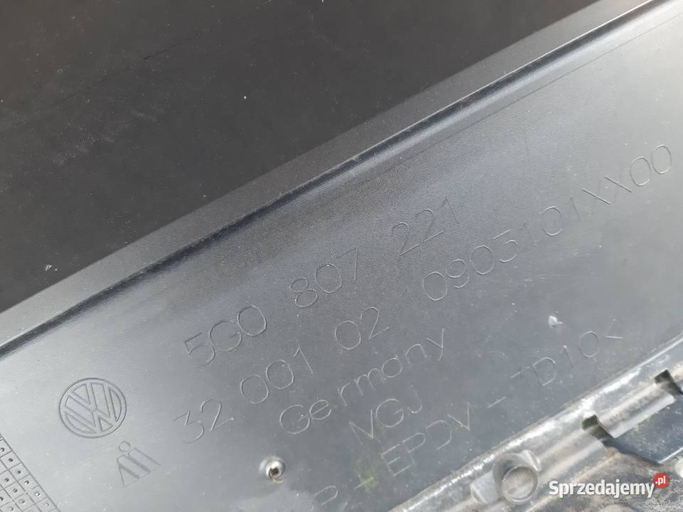 VW GOLF VII 7 5G0 ZDERZAK PRZÓD 6XPDC NA SPRYSKI Karoseria Trzciel
