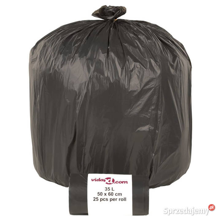 Worki na śmieci 250 czarne 35 L WM155338 mazowieckie Warszawa