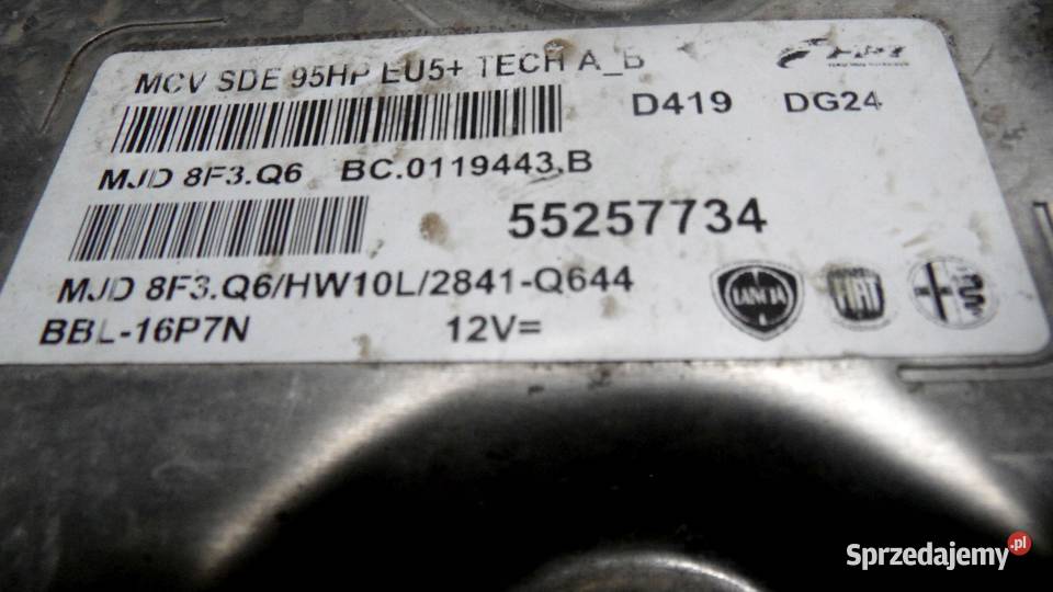 FIAT QUBO 13 MULTIJET 13r sterownik komputer osobowe świętokrzyskie