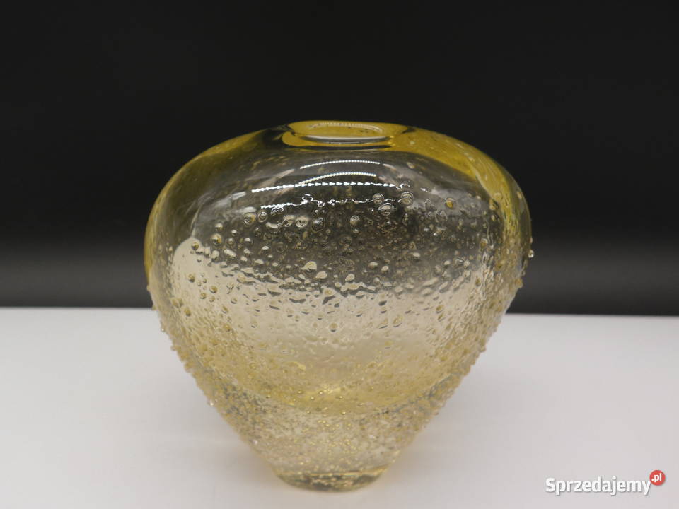 Wazon szklany Miloslav Klinger Zelezny Brod Porcelana i szkło wielkopolskie Raszków sprzedam