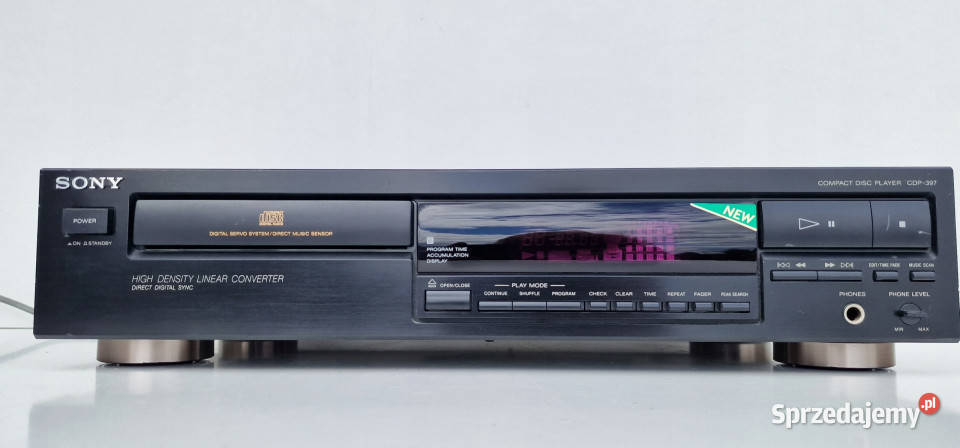 Cd player SONY CDP 397 CDP397 odtwarzacz Odtwarzacze CD i MD Międzychód