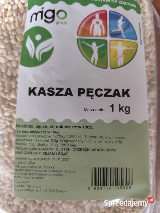 Paczka spożywcza artykuły spożywcze olej lniany Pozostałe Hażlach