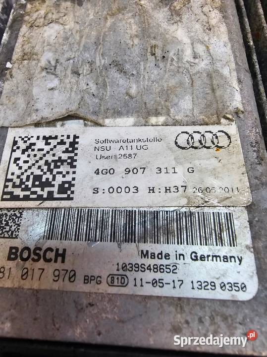STEROWNIK SILNIKA AUDI A6 C7 A7 30 TDI osobowe Przystajń