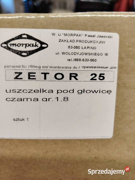 uszczelka pod głowice Zetor 25ka wielkopolskie Kościan