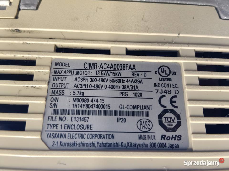 Falownik 15 kw kujawsko-pomorskie Grudziądz