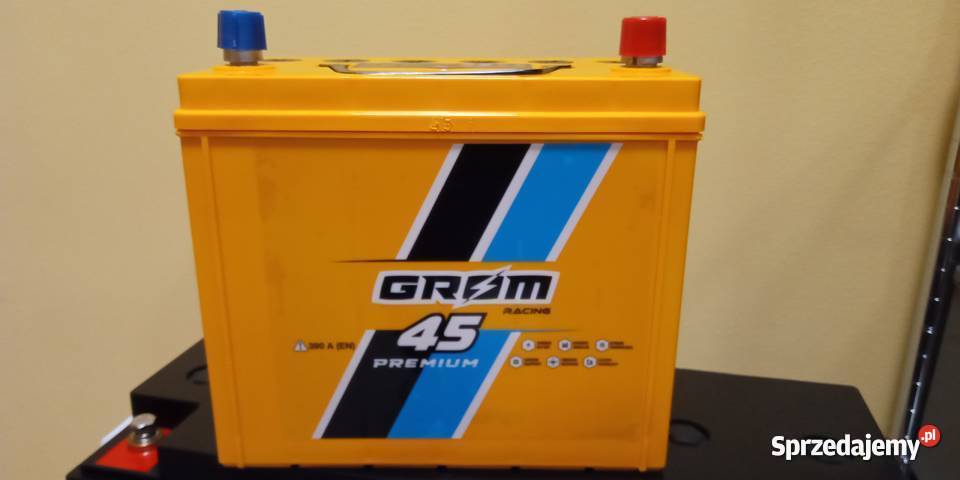 Akumulator GROM RACING 45Ah 390A JAPAN P osobowe