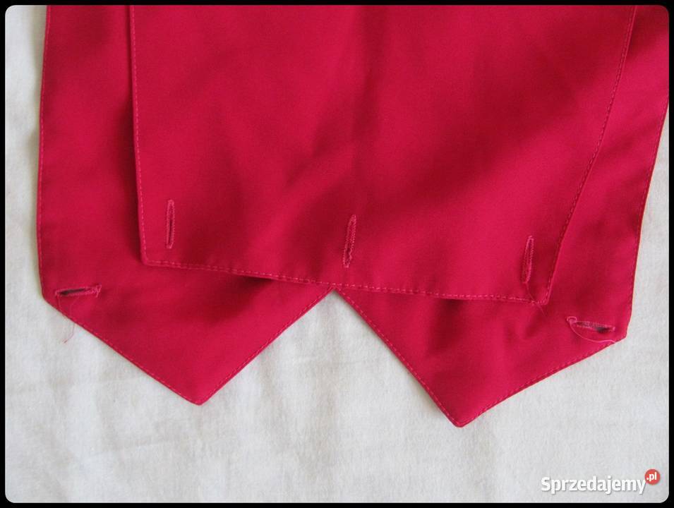 Elegancka kamizelka kołnierz dziewczynki rozmiar mazowieckie Płock