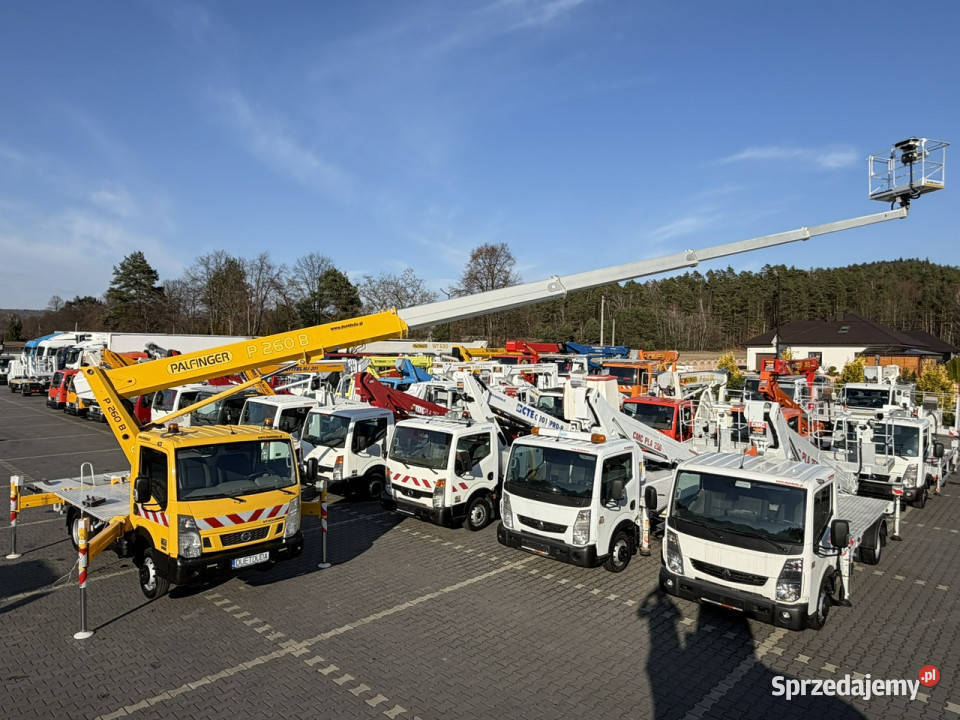 Nissan Cabstar Zwyżka Podnośnik Koszowy pierwszy właściciel świętokrzyskie Widełki