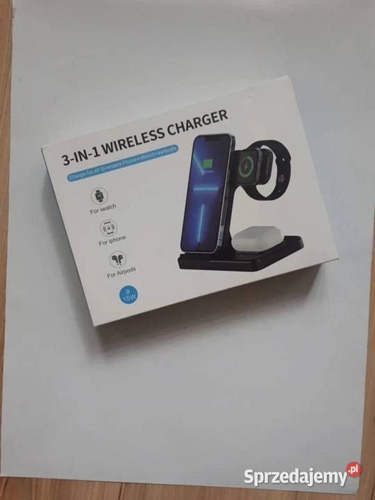 Ładowarka indukcyjna iPhone iWatch AirPods Poznań