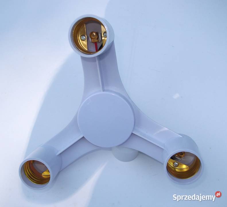 Oprawka Adapter Rozdzielacz Na 3 Żarówki E27 Sieradz