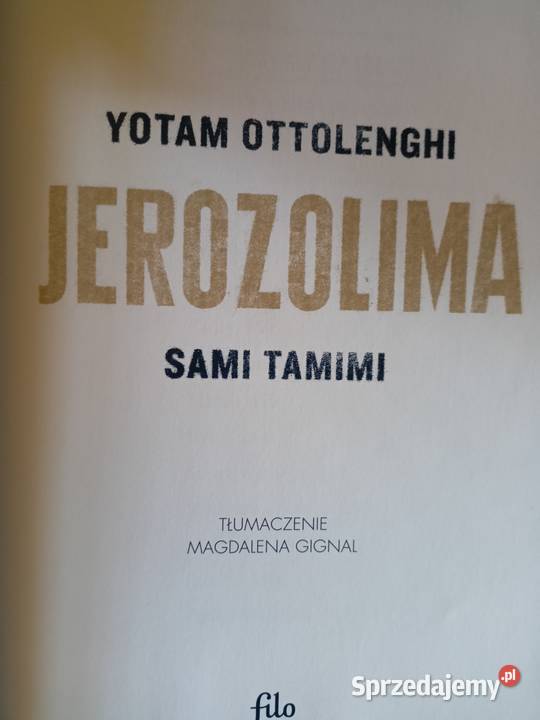 Jerozolima kuchnia travel Izrael książki twarda sprzedam