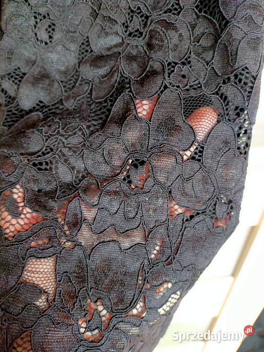 Koronkowa czarna sukienka Odzież damska sprzedam