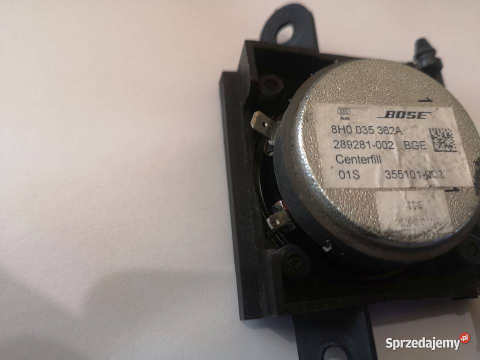 GŁOŚNIK PRZEDNI CENTRALNYBOSE AUDI A4 B7