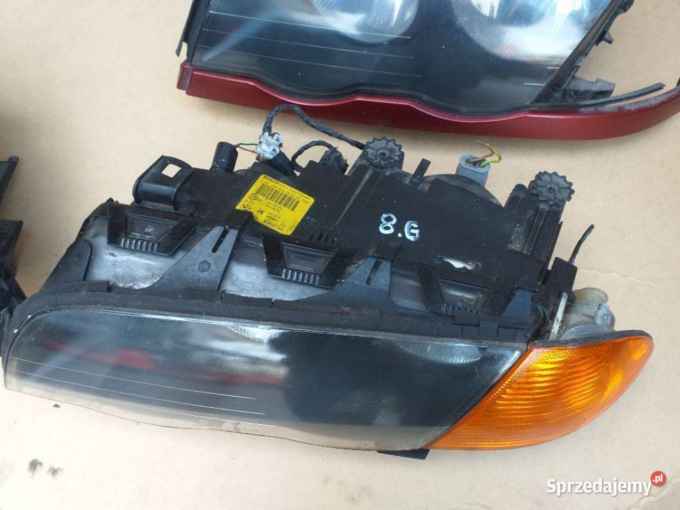 8G Lampa Przód BMW E46 Orginał europa 2xLewa Lampy przednie Włoszczowa