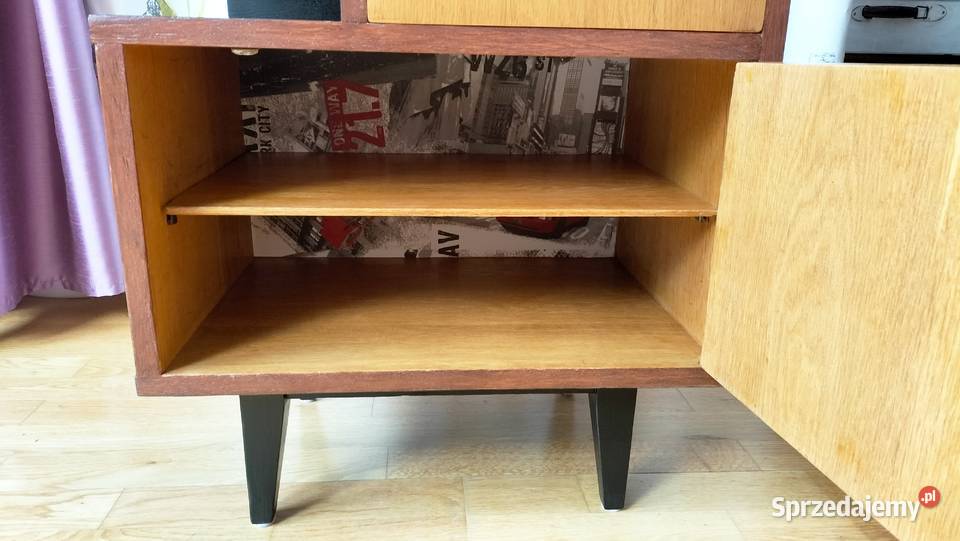 Szafeczka nocna PRL Nocne Szczecin