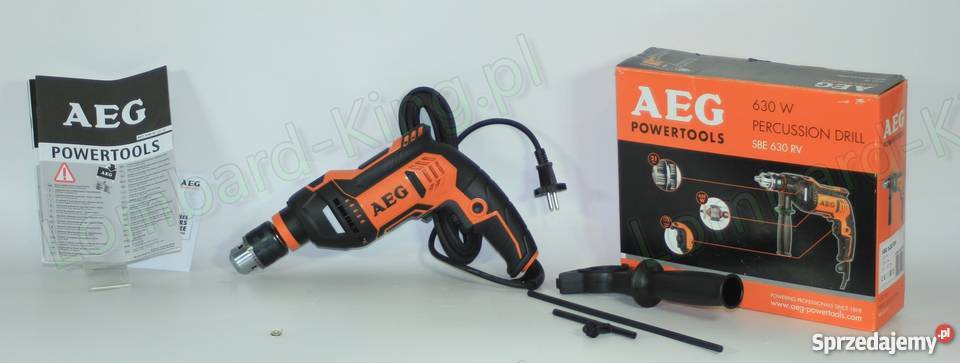 Wiertarka AEG powertools SBE 630 RV Nowa Elektryczne Pabianice
