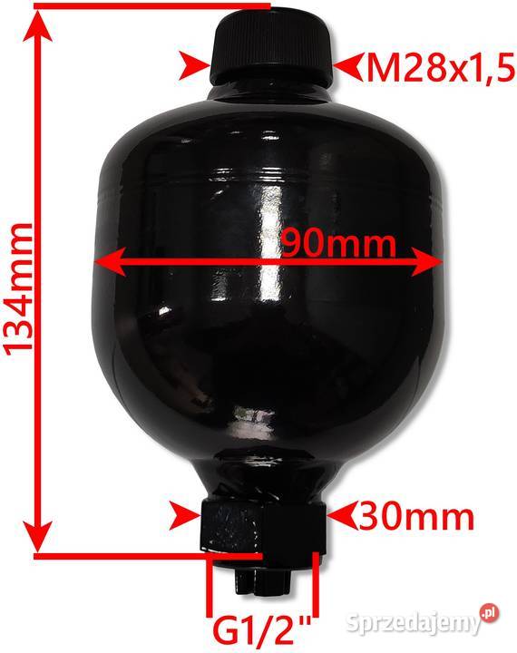 HYDROAKUMULATOR PODWÓJNY 032L Z ELEKTROZAWOREM Solec Kujawski