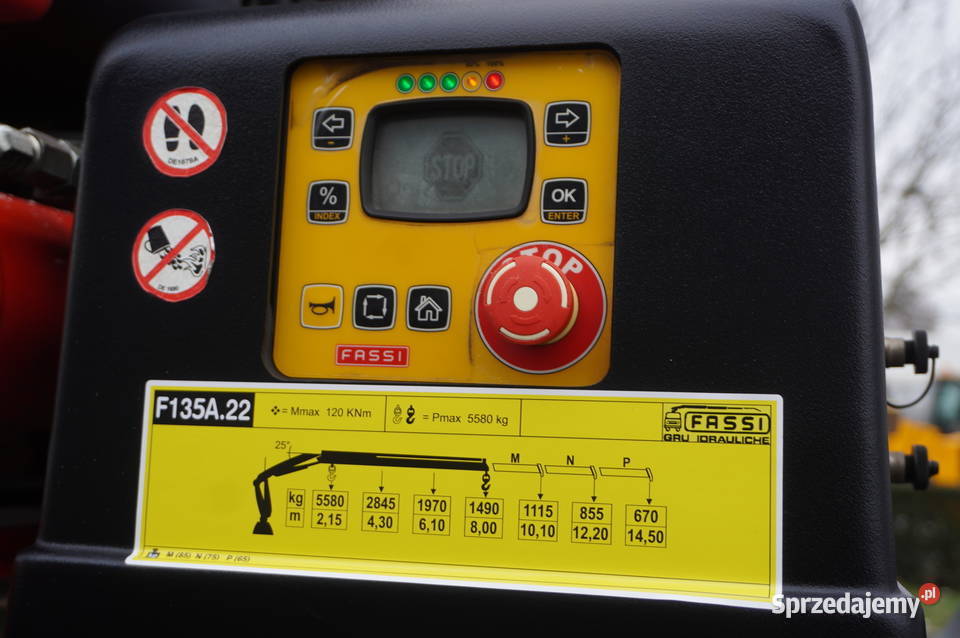 Renault C280 DTI 8 HDS Fassi 56 t 560 MTH Pilot Kraków