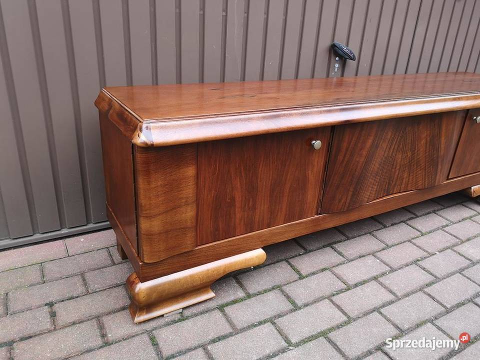 Komoda ARTDECO Orzech Niska RTV Stara Antyk wielkopolskie Swarzędz