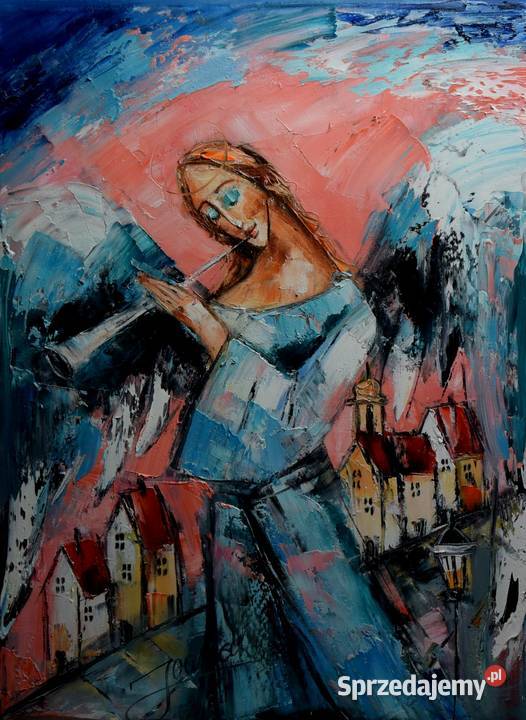 Anioł Stróż Obraz na Płótnie Joana Obraz Olejny Opole