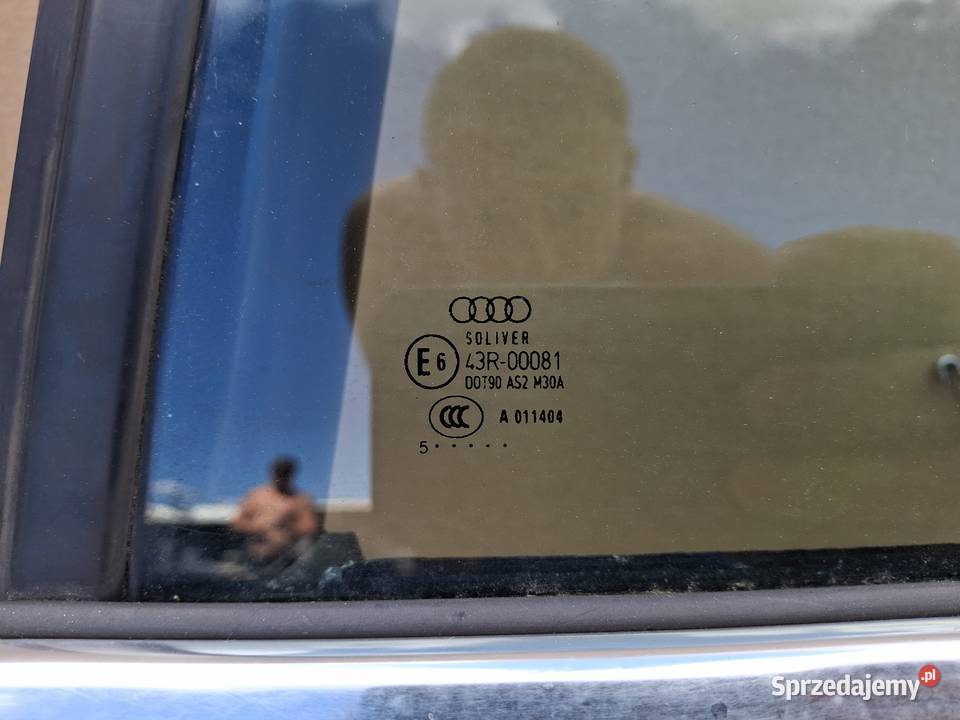 AUDI A6 C6 KOMBI DRZWI LEWY TYŁ KPL BOSE SZYBA Bieleń