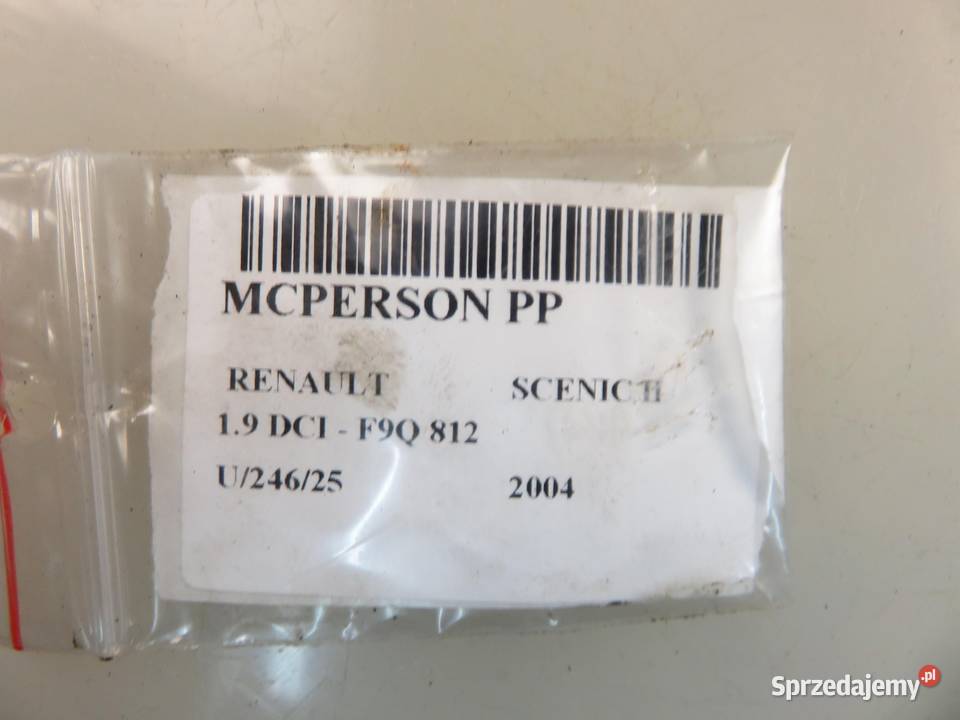 MCPERSON PRAWY PRZEDNI RENAULT SCENIC II 19 DCI osobowe małopolskie