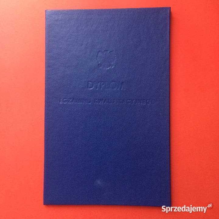 1837 Dyplom Egzaminu Kwalifikacyjnego Anilewska Szczecin